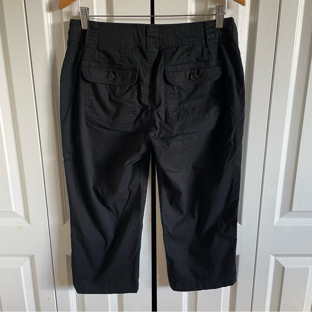 Gloria Vanderbilt Brooke Skimmer Capri Pants Women’s 8 Missy Beaded Embroidered - Picture 10 of 16